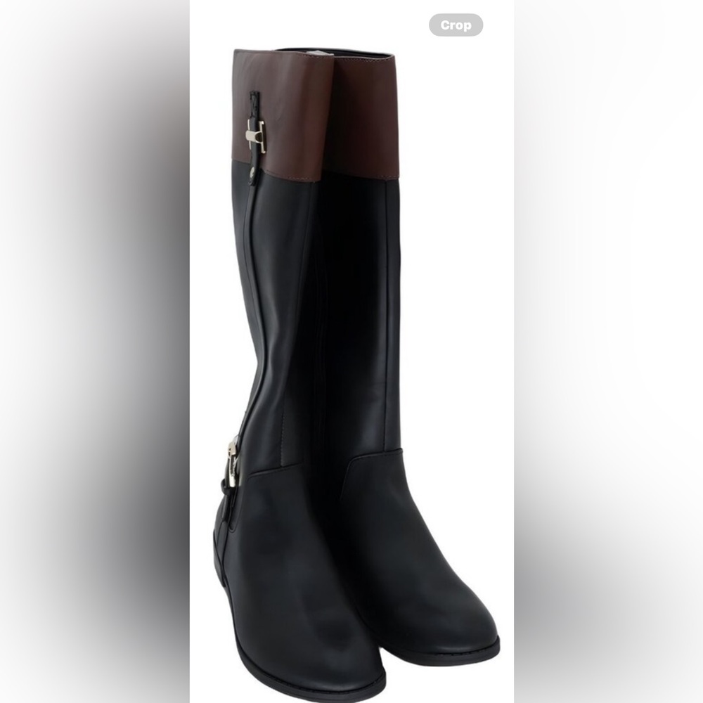 Karen Scott Two-Tone Over the Knee Boots - Picture 6 of 6